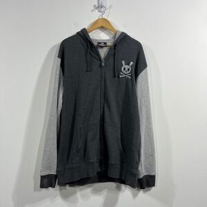 Kidrobot Y2K Mens XXL Full Zip Hoodie Colorblock Labbit Skull Skater Streetwear
